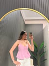 PEMBE CROP BLUZ 