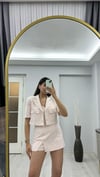 PEMBE KISA KOL BLAZER 