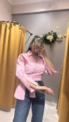 PEMBE KRUVAZE GÖMLEK