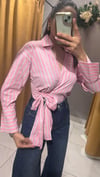 PEMBE KRUVAZE GÖMLEK