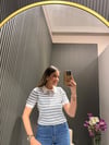POLO YAKA ÇİZGİLİ TRİKO