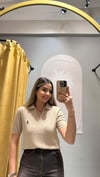 POLO YAKA TRİKO CAMEL 