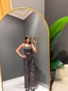 PUANTİYELİ KAHVE PANTOLON 