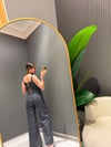PUANTİYELİ LACİVERT PANTOLON