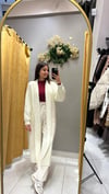 SAKALLI VANİLYA TRİKO HIRKA