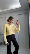 SARI SAÇ ÖRGÜ HIRKA 