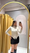 SATEN DANTELLİ ŞORT ETEK