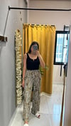 SATEN LEOPAR PANTOLON