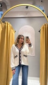 ŞERİTLİ KREM HIRKA 