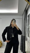 SİYAH BOMBER CEKET