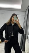 SİYAH BOMBER CEKET