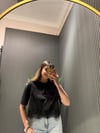SİYAH DANTELLİ CROP