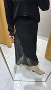 SİYAH DANTELLİ ETEK