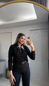 SİYAH FLARLI TRİKO