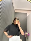 SİYAH GODELİ BLUZ