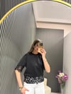 SİYAH GODELİ BLUZ