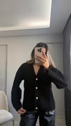 SİYAH GOLD DÜĞMELİ HIRKA
