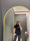 SİYAH GOLD DÜĞMELİ TRİKO