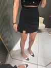 SİYAH ŞORT ETEK 