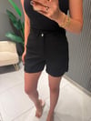 SİYAH TENCEL ŞORT