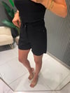 SİYAH TENCEL ŞORT