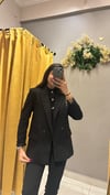 SÜET SİYAH BLAZER CEKET