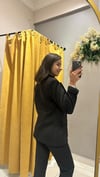 SÜET SİYAH BLAZER CEKET