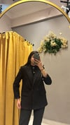 SÜET SİYAH BLAZER CEKET