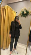 SÜET SİYAH BLAZER CEKET