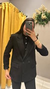 SÜET SİYAH BLAZER CEKET