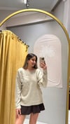 TAŞ İŞLEMELİ TRİKO KAZAK