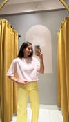 VATKALI PUDRA PEMBE T-SHİRT 