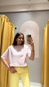 VATKALI PUDRA PEMBE T-SHİRT 