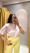 VATKALI PUDRA PEMBE T-SHİRT 