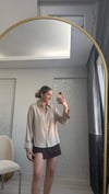 VİZON SATEN GÖMLEK