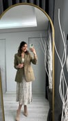 YAĞ YEŞİLİ BLAZER CEKET