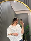 YARASA KOL GÜPÜRLÜ BLUZ 