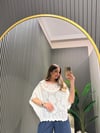 YARASA KOL GÜPÜRLÜ BLUZ 