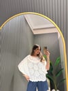 YARASA KOL GÜPÜRLÜ BLUZ 
