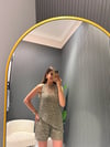 YEŞİL PAYETLİ BLUZ 