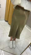 YEŞİL SATEN ETEK