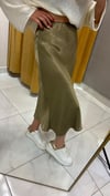 YEŞİL SATEN ETEK