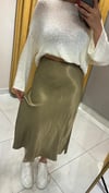 YEŞİL SATEN ETEK