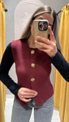 ZR GOLD DÜĞMELİ YELEK 