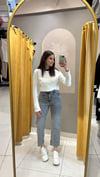 ZR GRİ MOM JEAN