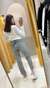 ZR GRİ MOM JEAN