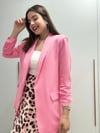 Zr Pembe Blazer Ceket