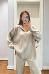 ÇİFT FERMUARLI TRİKO PANTOLON TAKIM