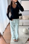 DANTELLİ SİYAH TRİKO HIRKA
