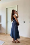 denim elbise 